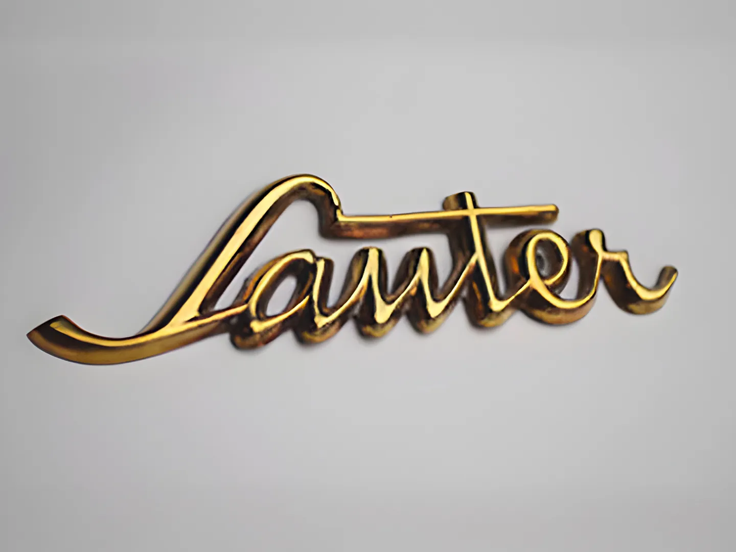 Sauter Schriftzug